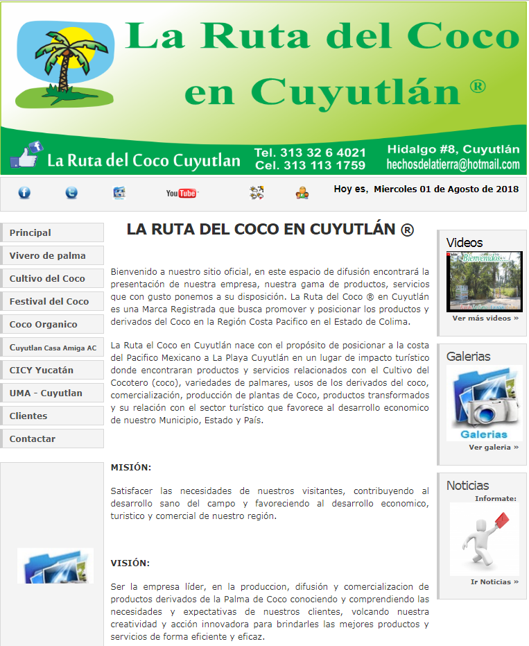 La Ruta del Coco en Cuyutlan